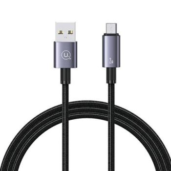 USAMS USB-Micro-USB 2A 1.2m gyors töltő acél kábel SJ668USB01 (US-SJ668) kép