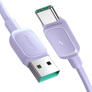 USB kábel - USB C 3A 1,2m Joyroom S-AC027A14 - lila kép