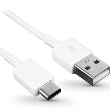 USB töltő- és adatkábel, USB Type-C, 150 cm, Samsung, fehér, gyári kép