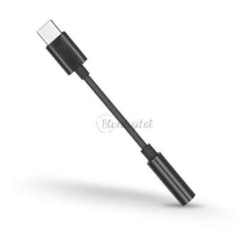 USB Type-C adapter 3,5 mm jack füllhallgatóhoz - fekete kép