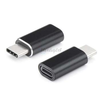 USB Type-C - Lightning adapter - fekete kép