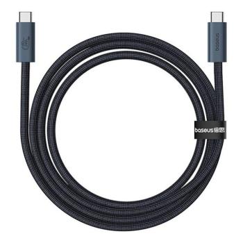 USB Type-C töltő- és adatkábel, USB Type-C, 100 cm, 240W, gyorstöltés, PD, QC, Baseus Flash Series 2, P10311803111-00, fekete kép