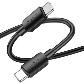 USB Type-C töltő- és adatkábel, USB Type-C, 100 cm, 3000 mA, 60W, gyorstöltés, PD, QC, Hoco X96 Hyper, fekete kép