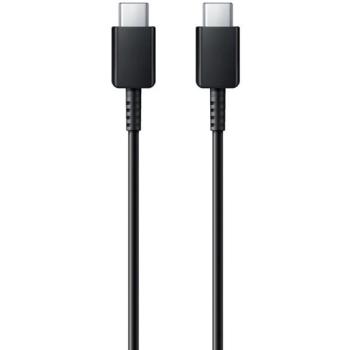 USB Type-C töltő- és adatkábel, USB Type-C, 100 cm, gyorstöltés, Samsung, fekete, gyári,  kép