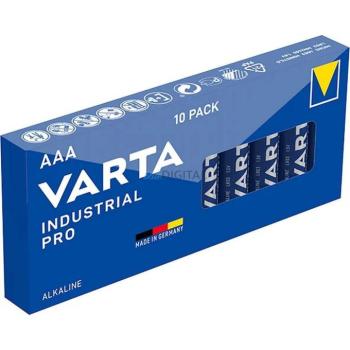VARTA alkáli elem R3 (AAA) Industrial Pro 10 db kép