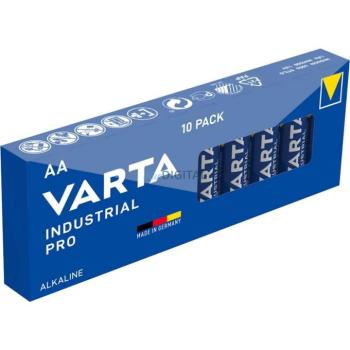 VARTA alkáli elem R6 (AA) Industrial Pro 10 db kép