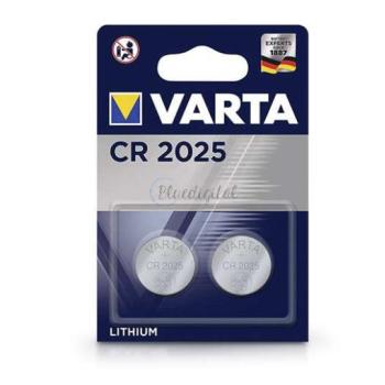 Varta CR2025 lithium gombelem - 3V - 2 db/csomag kép