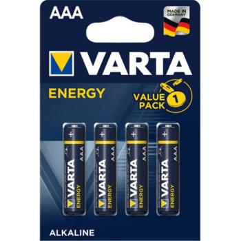 Varta Energy Value Pack AAA Alkáli mikro elem , 4db kép