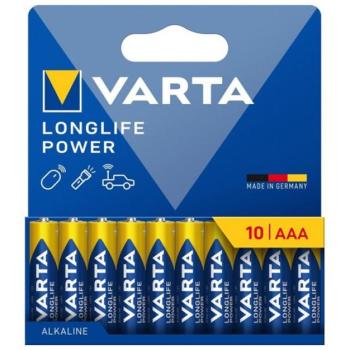 VARTA LONGLIFE POWER tartós elem (AA, LR06, 1.5V, alkáli) 10db/csomag kép