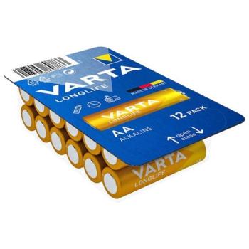 VARTA LONGLIFE tartós elem (AA, LR06, 1.5V, lítium) 12db/csomag kép