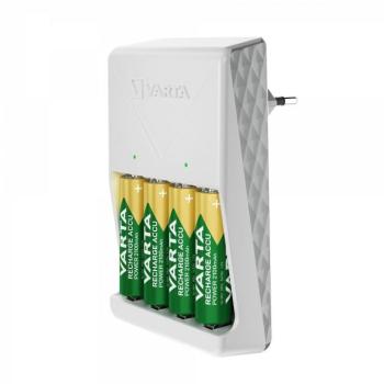 VARTA PLUG elemtöltő AA/AAA elemek töltésére 4db AA újratölthető elemmel (2100 mAh) kép
