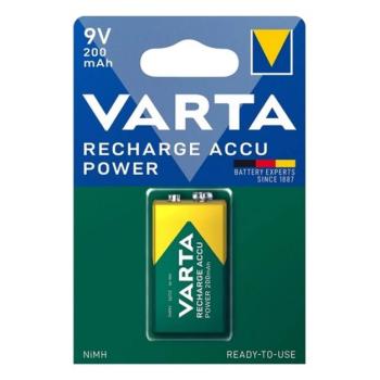 VARTA POWER szupertartós elem (6F22, 9V, nikkel-metál-hidrid) 1db/csomag kép