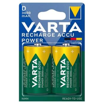 VARTA POWER tartós elem (D/góliát, R20, 1.2V, nikkel-metál-hidrid) 2db/csomag kép