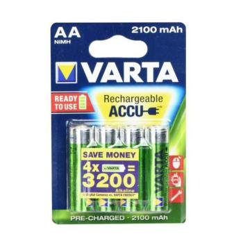 Varta R6 újratölthető AA elem 2100 mAh - 4 db kép