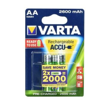 Varta R6 újratölthető AA elem 2600 mAh - 2 db kép