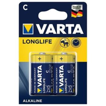 VARTA tartós elem (C/baby, LR14, 1.5V, alkáli) 2db/csomag kép