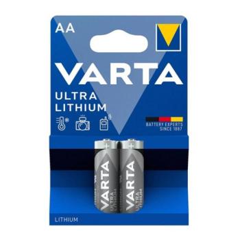 VARTA ULTRA tartós elem (AA, LR06, 1.5V, lítium) 2db/csomag kép