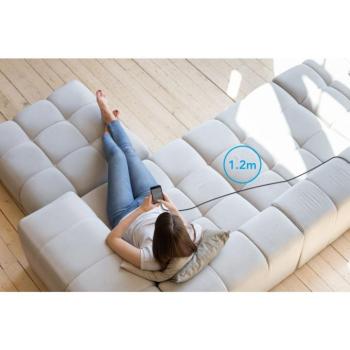 VEGER kábel Type-C kábel Apple Lightning 8-pin PD 65W 3A CL01 1,2m fekete kép