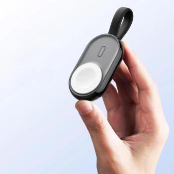 VEGER powerbank 1200 mAh Apple Watch Pomme (W0102) fekete órához kép