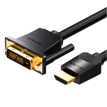 Vention ABFBF HDMI-DVI kábel, 1m, fekete kép