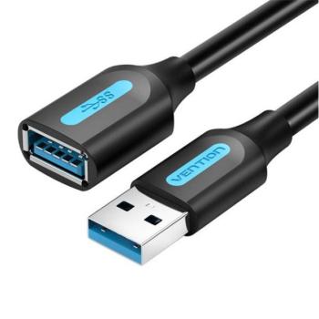 Vention USB-A 3.0 male-belső hosszabbító kábel 2m, Fekete kép