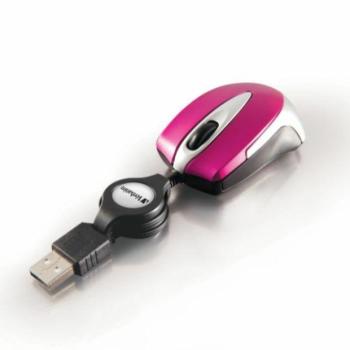 Verbatim Go mini USB-A optikai egér 1000 dpi - rózsaszín kép