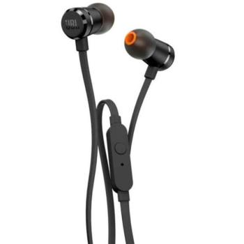 Vezetékes sztereó fülhallgató, 3.5 mm, mikrofon, funkció gomb, JBL Tune 290, fekete kép