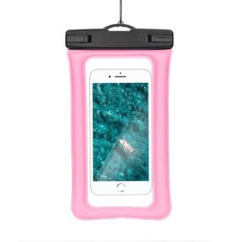 Vízálló mobiltelefon tartó - rózsaszín telefontok kép