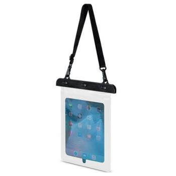 Vízhatlan / vízálló tok TABLET (univerzális, nyakba akasztható, 280 x 210 méret) FEKETE Honor Pad X9 , Samsung Galaxy Tab S9 WIFI (SM-X710), Samsung Galaxy Tab S9 LTE (SM-X716), Samsung Galaxy kép