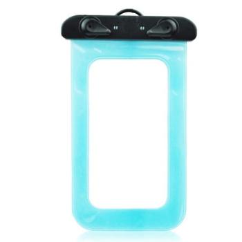 Vízhatlan / vízálló univerzális tok, AQUA (5.5&quot; méret, AQUAPACK-hoz hasonló) VILÁGOSKÉK Apple iPhone 7 4.7, Apple iPhone 7 Plus 5.5, Blackberry DTEK50 , Vodafone Smart turbo 7 (VFD500), kép