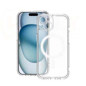 VMax Acrylic Anti-drop MagSafe-kompatibilis tok iPhone 15 Plus - átlátszó kép