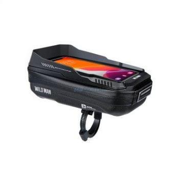 WILDMAN utazótáska kerékpár kormányra cipzárral 0,6L (4&quot;-7&quot;) XT3 fekete kép