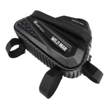 WILDMAN utazótáska kerékpárvázhoz cipzárral 1,2L (4&quot;- 7&quot;) ES10 fekete kép