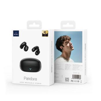 WiWU Pandora T17 bluetooth vezeték nélküli fülhallgató OWS - fekete kép