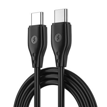 WIWU Wi-C002 Pioneer Type-C - Type-C kábel 67W 1m - fekete kép