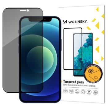 Wozinsky betekintésvédett üveg edzett üveg tempered glass iPhone 12 Pro / iPhone 12 -hez anti-kém szűrővel kép