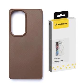 Wozinsky Carbon Fiber MagSafe-kompatibilis tok Samsung Galaxy S25 - barna kép