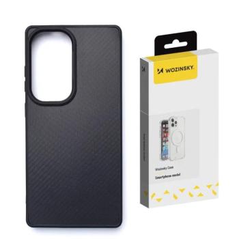 Wozinsky Carbon Fiber MagSafe-kompatibilis tok Samsung Galaxy S25 - fekete kép