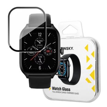 Wozinsky edzett üveg fekete szegéllyel Amazfit GTS 4 kép