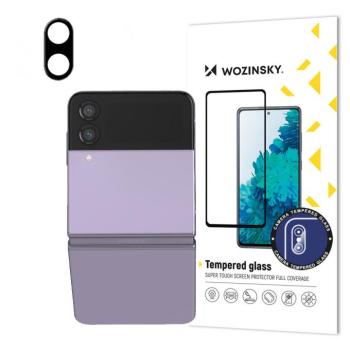 Wozinsky Full Camera Glass edzett üveg Samsung Galaxy Z Flip 4 9H kamera kép