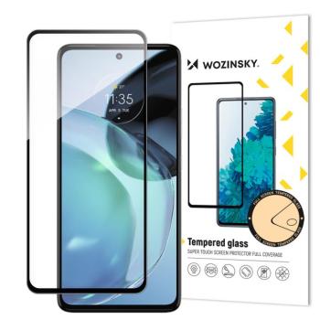 Wozinsky Full Glue edzett üveg edzett üveg Motorola Moto G72 9H teljes képernyővédő fekete kerettel kép