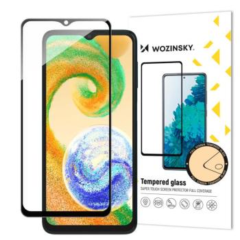 Wozinsky Full Glue edzett üveg edzett üveg Samsung Galaxy A04s 9H teljes képernyővédő fekete kerettel kép