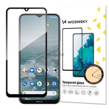 Wozinsky Full Glue edzett üveg Nokia G20 fekete kerettel kép