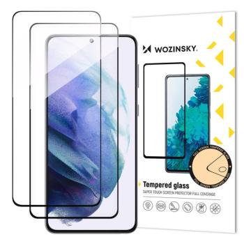 Wozinsky Full Glue edzett üveg Samsung Galaxy S23+ 9H teljes képernyő edzett üveg fekete kerettel kép