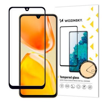 Wozinsky Full Glue Edzett üveg Vivo X80 Lite / V25 teljes képernyő keret fekete (tokbarát) kép
