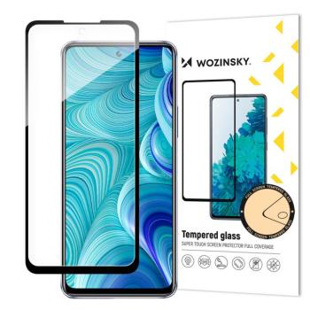 Wozinsky Full Glue Infinix Hot 11S NFC teljes képernyő edzett üveg kerettel fekete (tokbarát) kép