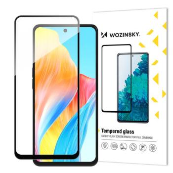 Wozinsky Full Glue teljes képernyős edzett üveg keretben Oppo A98 5G - fekete kép
