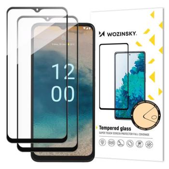 Wozinsky Full Glue Tempered Glass 2x Nokia G22 teljes képernyős fekete kerettel fólia kép