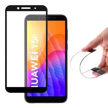 Wozinsky Full tok Flexi Nano üveg hybrid képernyővédő fólia kerettel Huawei Y5p fekete üvegfólia kép