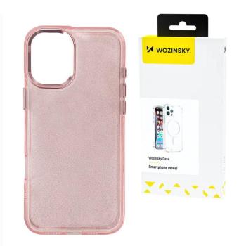 Wozinsky Glitter tok Samsung Galaxy S25 Plus - rózsaszín kép